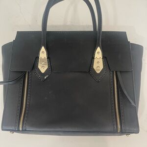 Elegant Black Leather Handbag